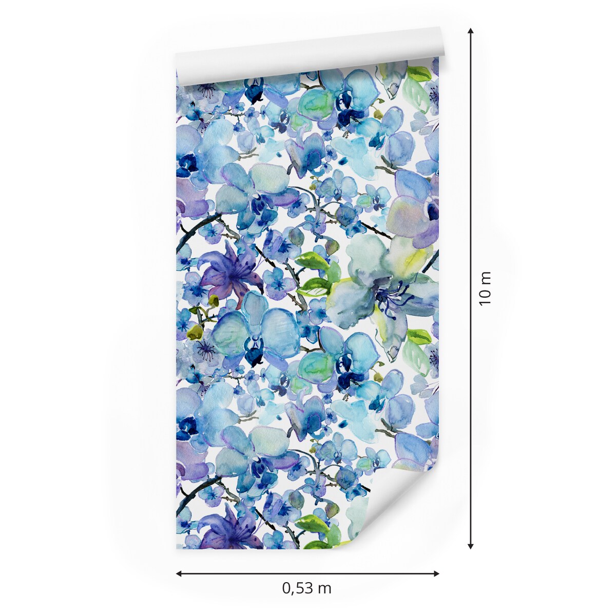 Tapeta Akwarelowe Storczyki Kwiaty Natura