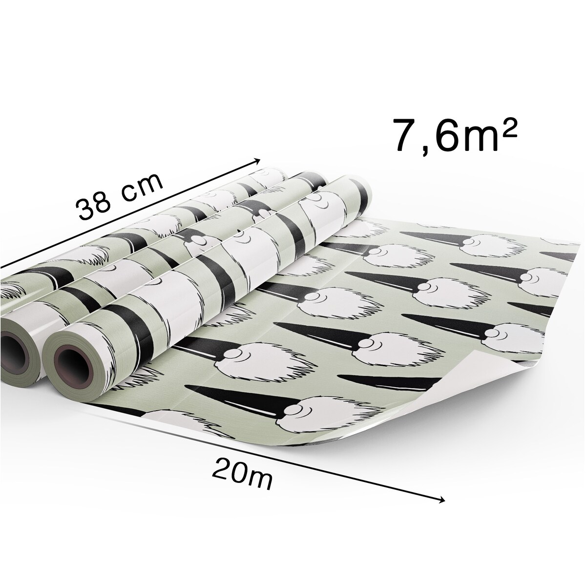 Papier Prezentowy Do Pakowania Prezentów 20 m MEGAROLKA Świąteczny Do Paczek Boże Narodzenie Ozdobny