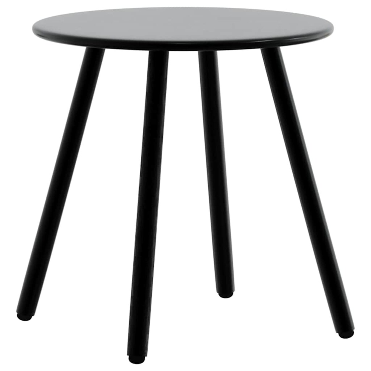 vidaXL Zestaw krzeseł ogrodowych 3 szt. czarny polirattan