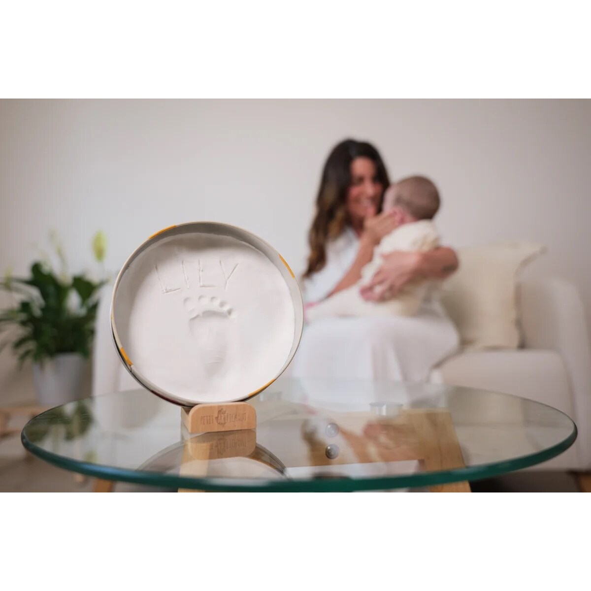 Okrągłe pudełko na odcisk Petit Artichaut - Łąka