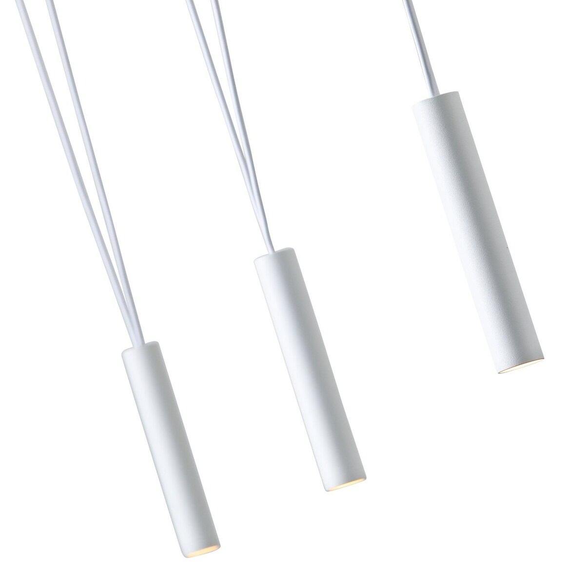 LAMPA wisząca Viva III Bianco Orlicki Design loftowa OPRAWA metalowy ZWIS tuby białe