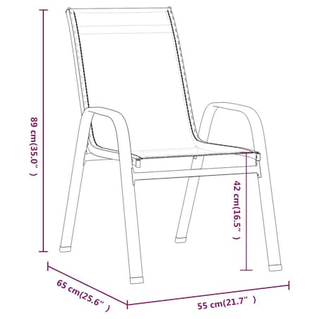 vidaXL 5-częściowy zestaw mebli ogrodowych, brązowo-czarny