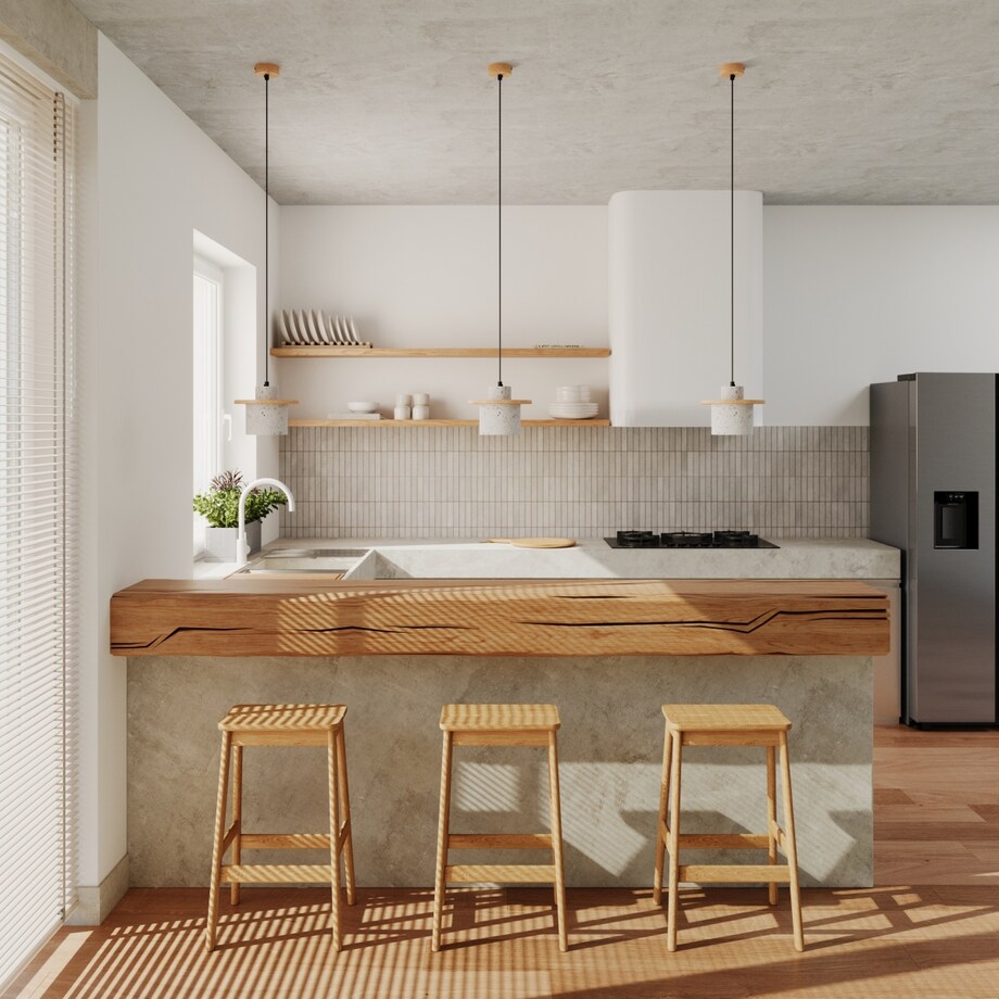 Lampa wisząca MAB beton