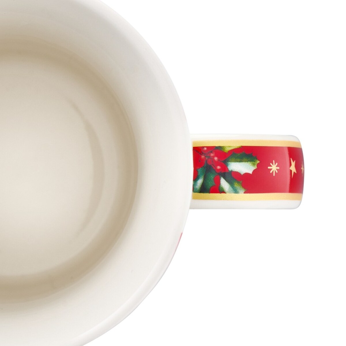 VILLA ITALIA Kubek świąteczny porcelanowy FROZEN NOEL Sanie Mikołaja