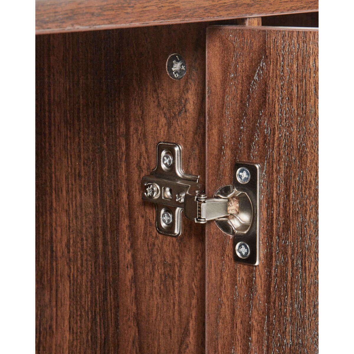 Szafka dwudrzwiowa ciemne drewno TULLAMORE