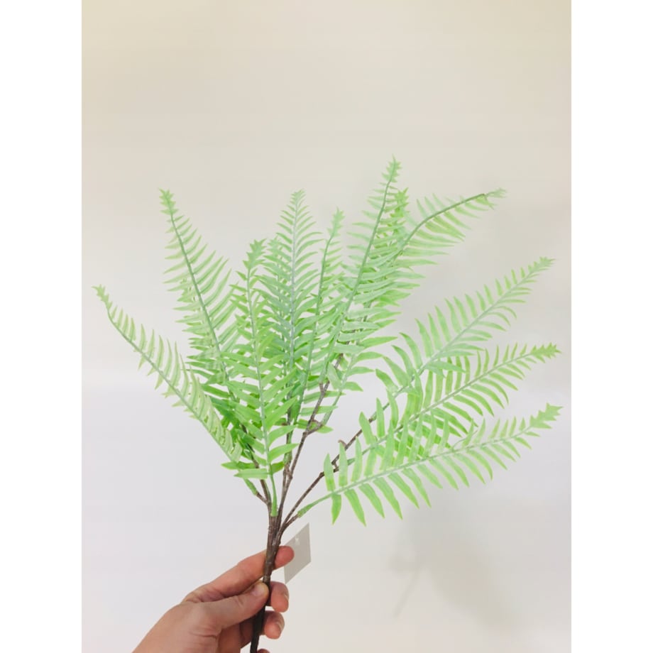 LIŚĆ gałązka PAPROTKA sztuczna do bukietu stroika jesienna 50cm wiązanki
