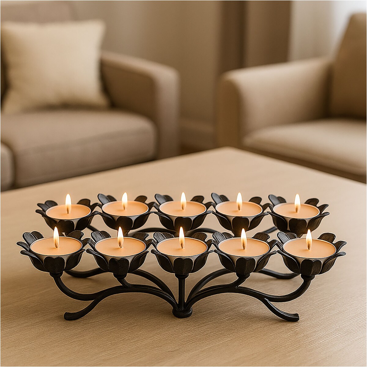Świeczki Zapachowe Parafinowe Tealight Małe Podgrzewacze Zestaw 10 Szt. Cosy Vanilla