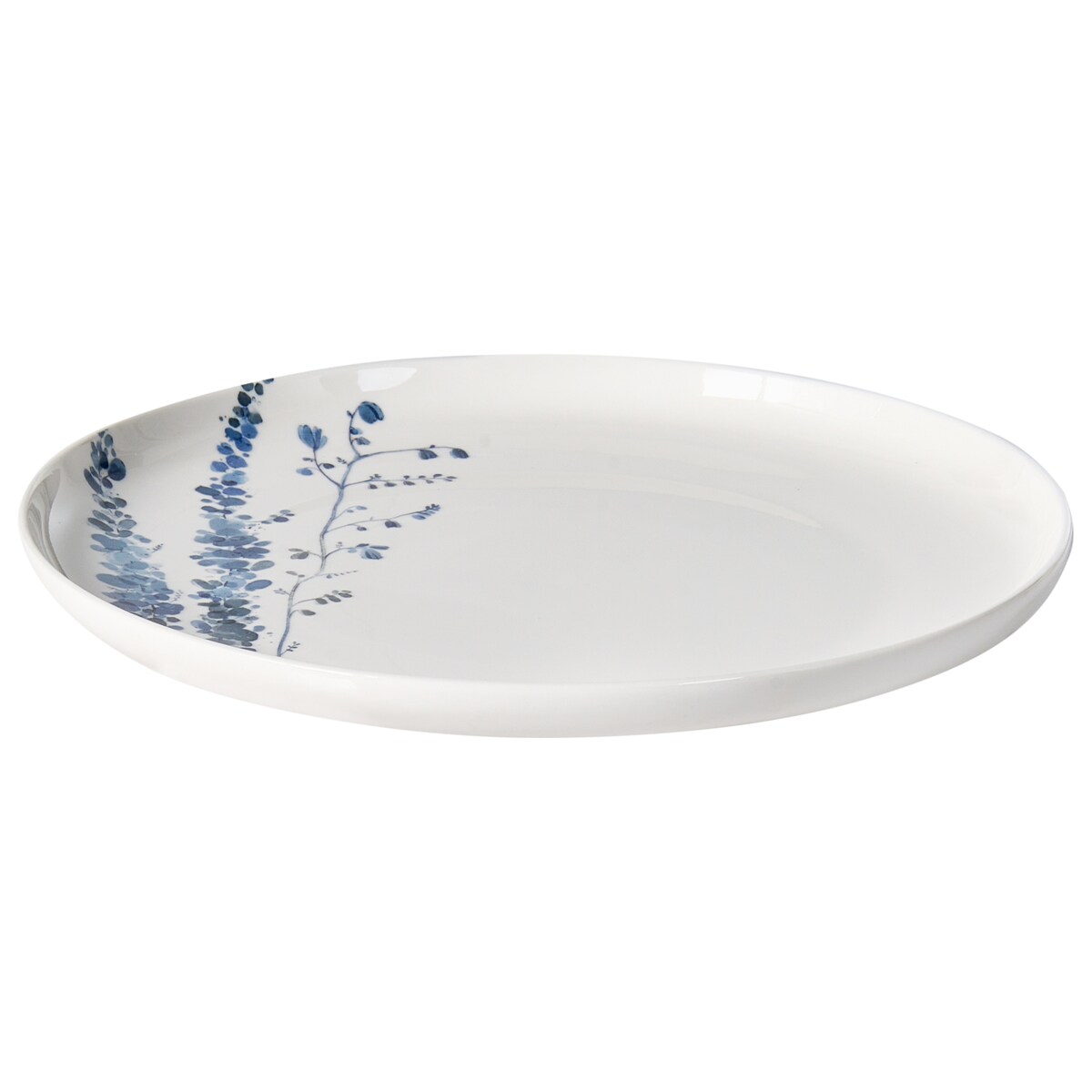Zastawa stołowa 24-częściowa MAHLEB Porcelana Biały/niebieski