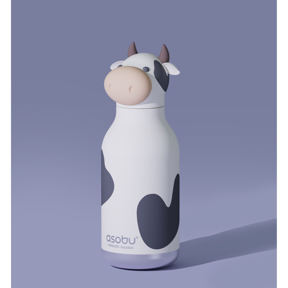 ASOBU BESTIE BOTTLE butelka termiczna dla dziecka, Cow