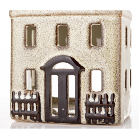 Domek kamienica 20x8x6,5 cm LYS kamionkowy brązowy