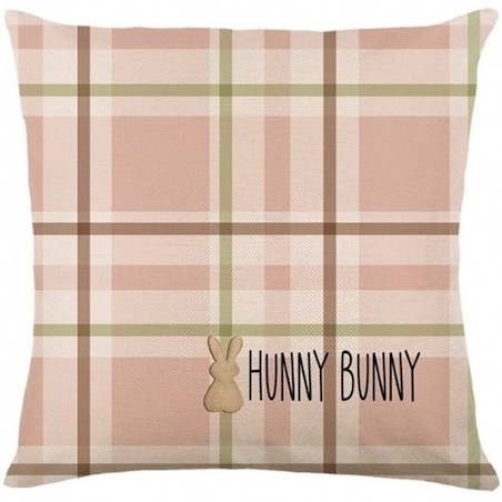 Lniana poszewka na poduszkę 45 x 45 cm HAPPY BUNNY POD215