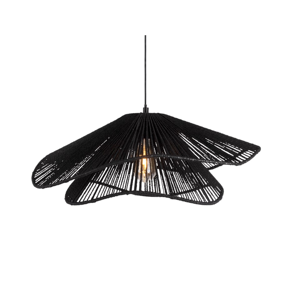 Lampa do jadalni nad stół SOMBRERA, klosz z plecionki, Ø 60 cm