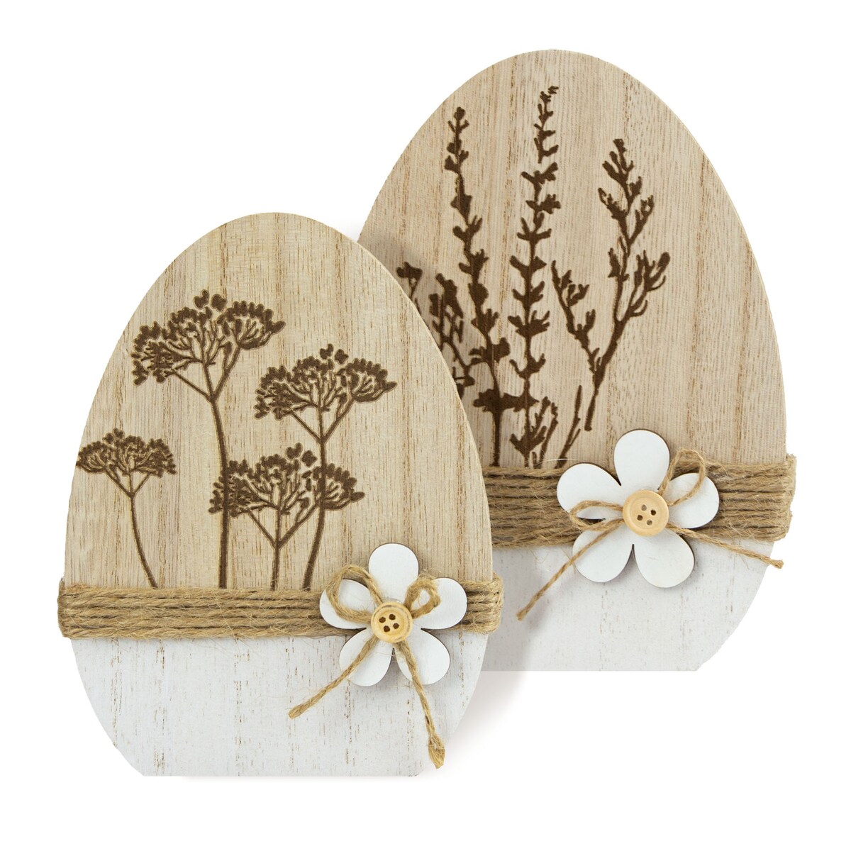 Ozdoba Jajko Wielkanocne 20 Cm Dekoracja Pisanka Na Stół Drewniane Zatrwian