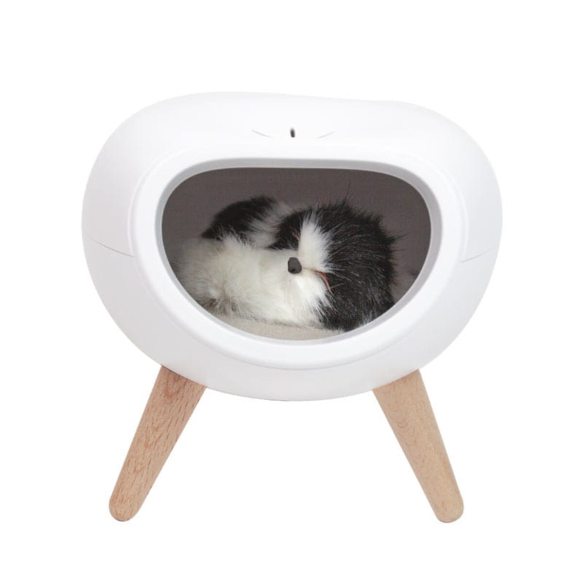 Lampka nocna dla dzieci z pieskiem - biała