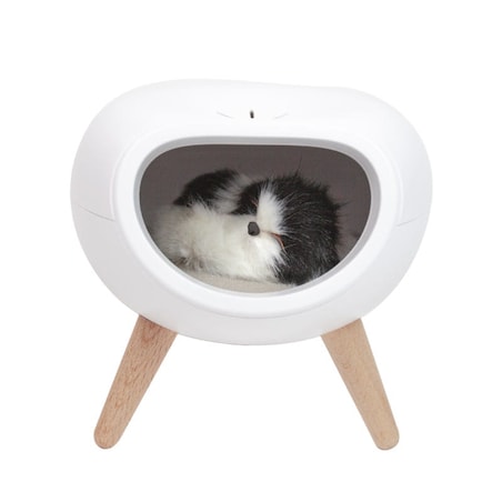 Lampka nocna dla dzieci z pieskiem - biała