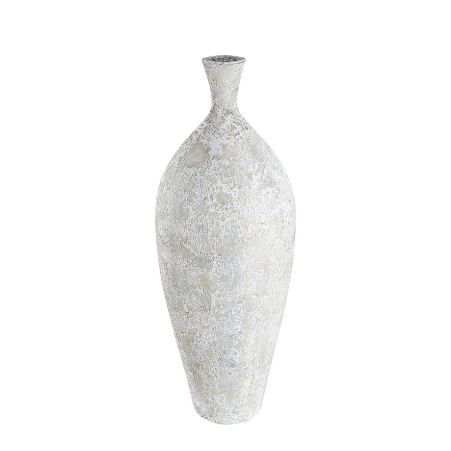 Wazon Dafni 30x79cm white grey, 30 x 79 cm