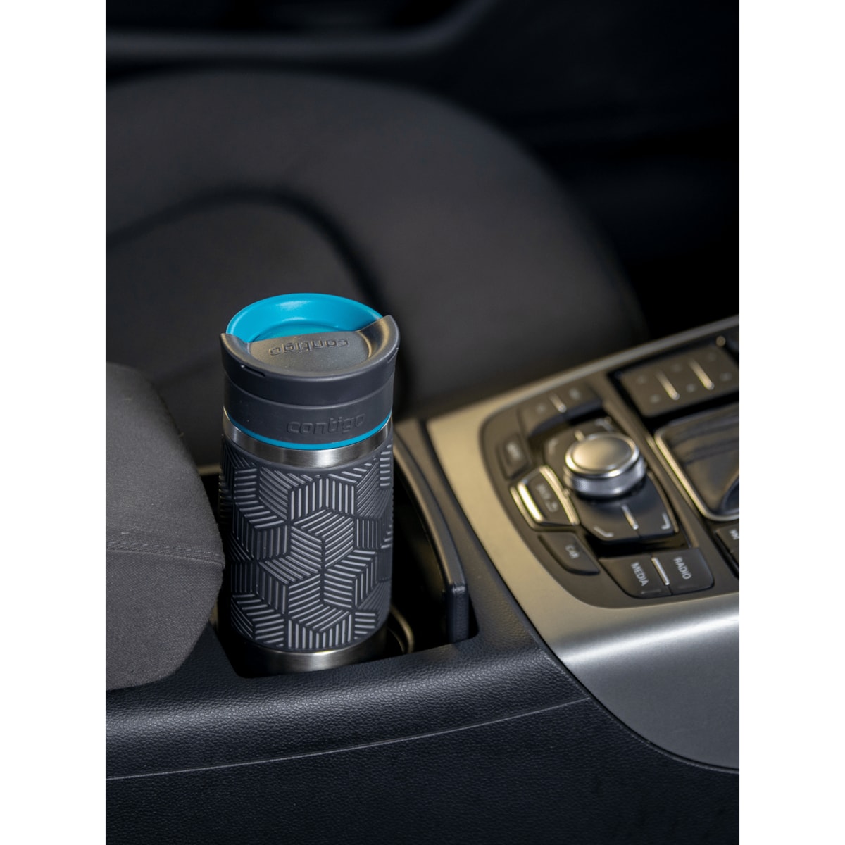 Kubek termiczny Contigo Transit (Metra) 470ml Srebrny