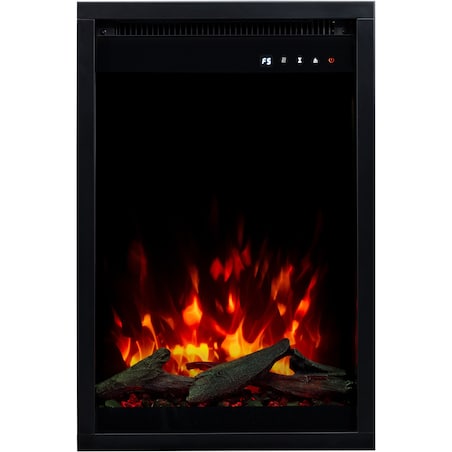 Wkład elektryczny AFLAMO 3D - do zabudowy - 40x60x20 cm - kominek LED z funkcją grzania 750/1500 W