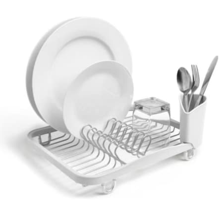 Suszarka do naczyń biała Sinkin, 36 x 28 x 14 cm, Umbra