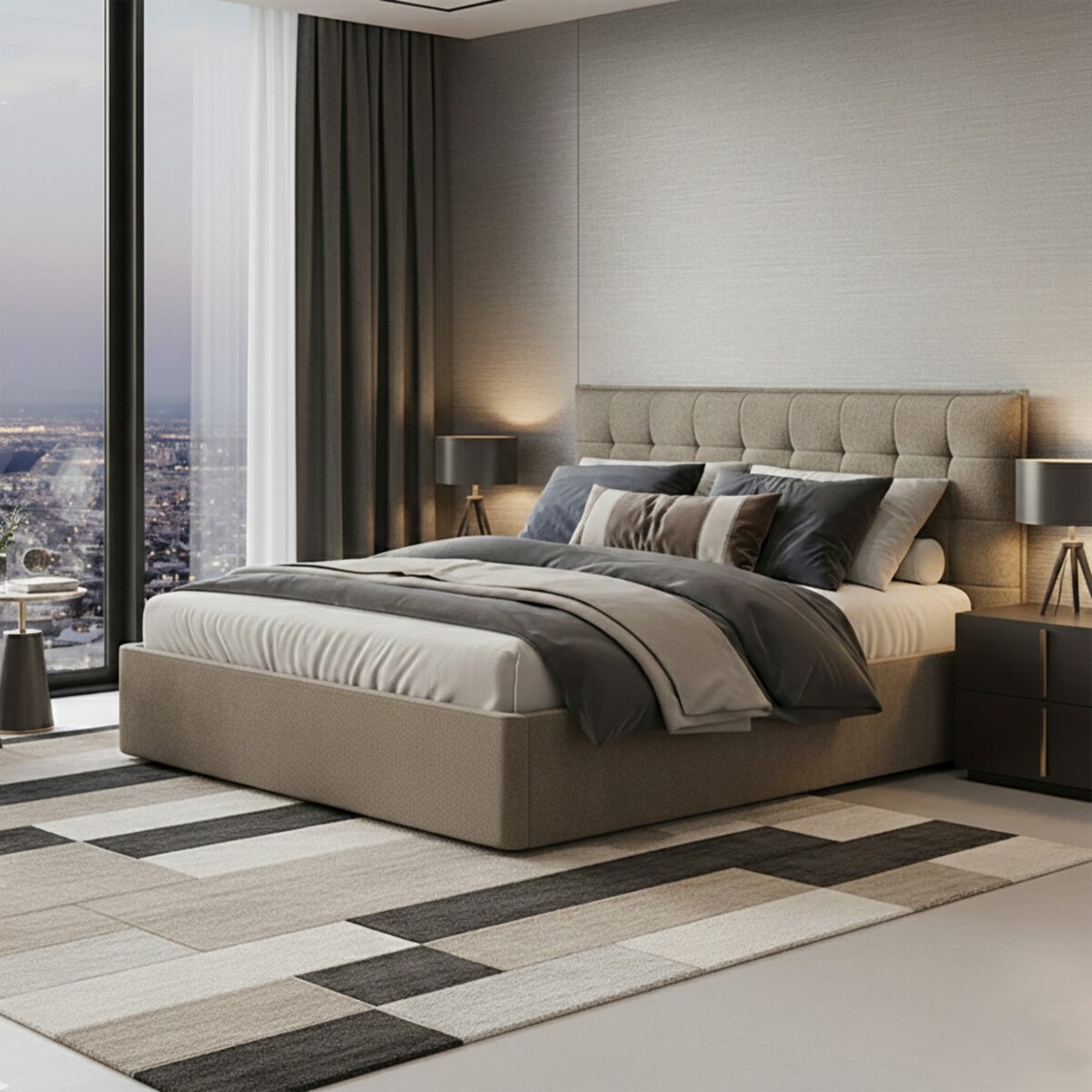 Łóżko Tapicerowane Consul 120X200 Stelaż Pojemnik Na Pościel Abriamo 03