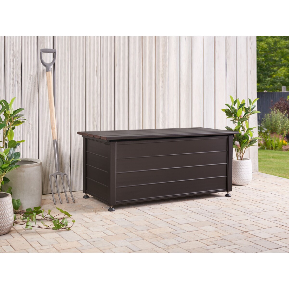 Skrzynia do przechowywania Ciemnobrązowy CAMPALTO