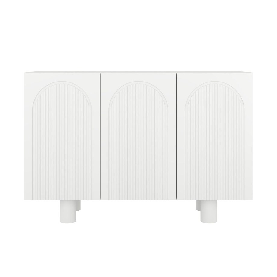 Biała komoda z łukami Skandica RITA / szer. 135 cm
