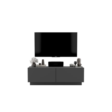 Szafka RTV Komoda Loft Industrialna stojąca / wisząca Grafit MAT 120 cm