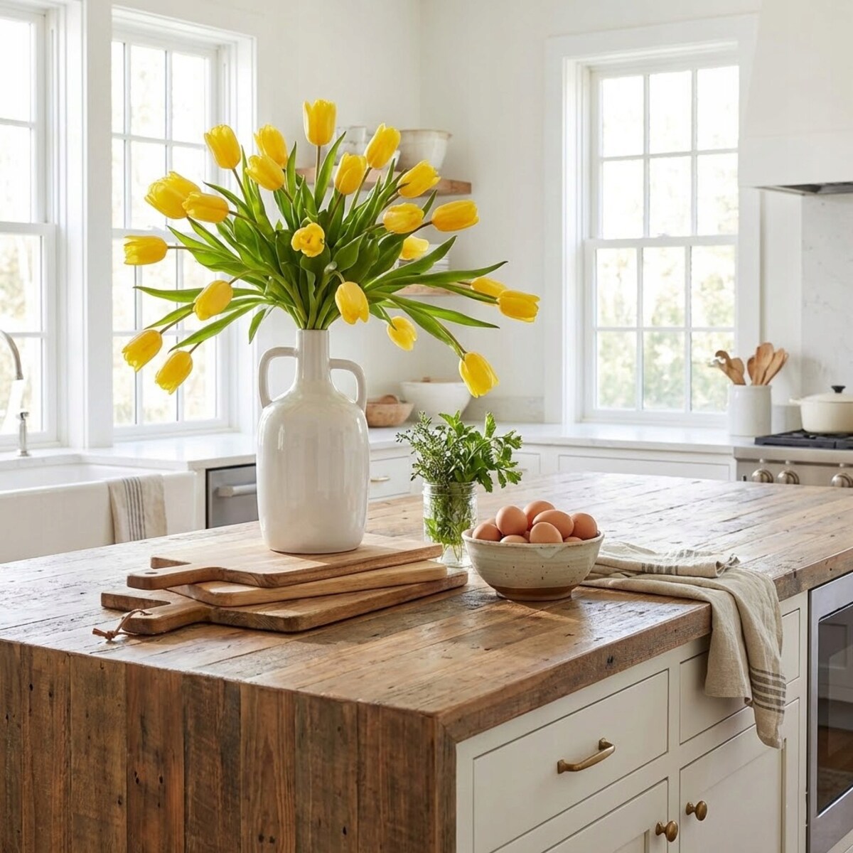 WAZON CERAMICZNY BIAŁY WYSOKI BUTELKA DEKORACYJNY NA JEDEN KWIAT NOWOCZESNY