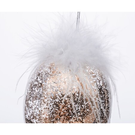 Dekoracja wielkanocna - jajko do stroików 12x8x8 cm PASKADAG złote