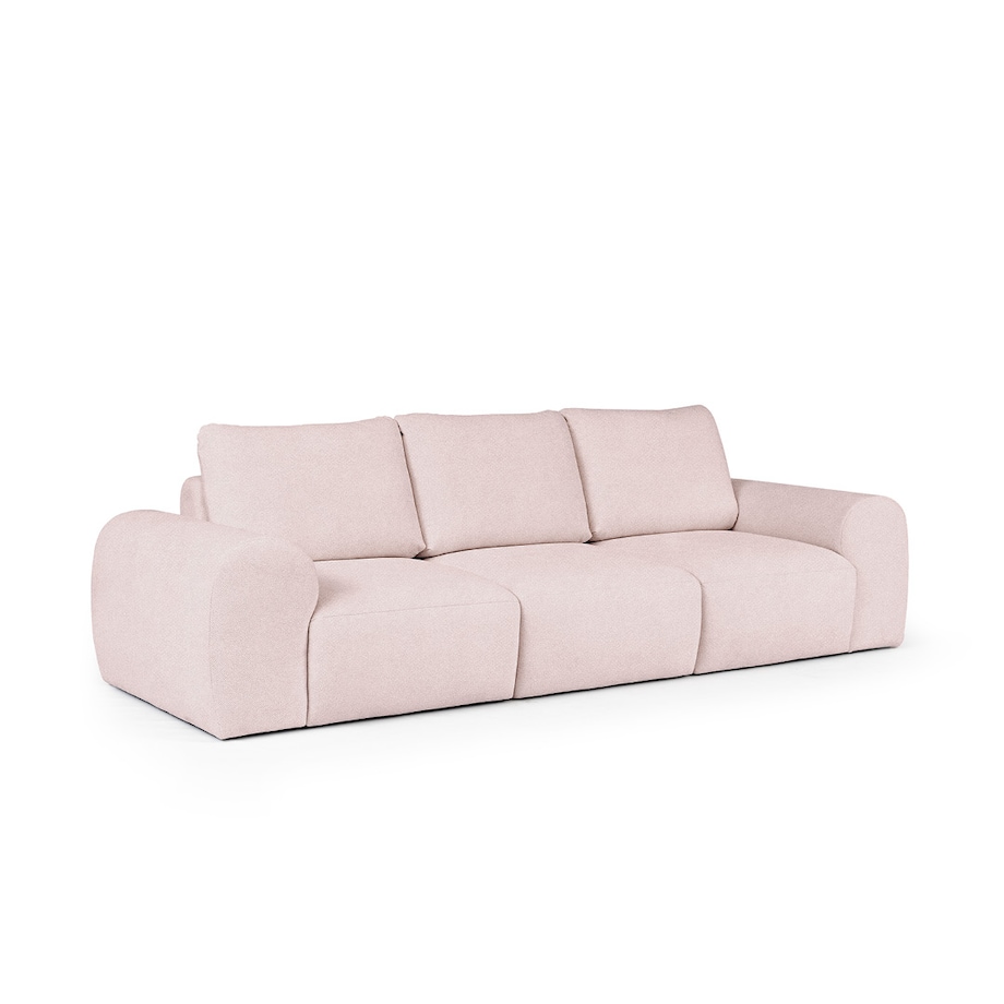 Mirel Sofa 3 osobowa różowa