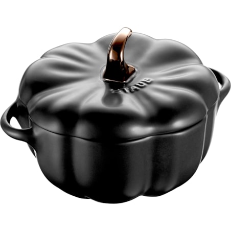 Mini Cocotte okrągły dynia Staub - 500 ml, Czarny