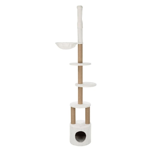 TRIXIE Drapak dla kota Aurelio, 220-250 cm, biało-brązowy