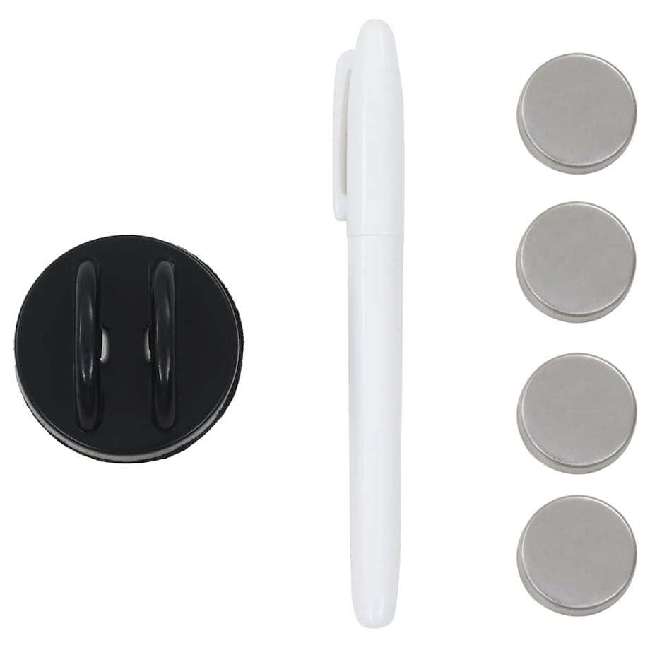 vidaXL Ścienna tablica magnetyczna, szklana, 120 x 60 cm