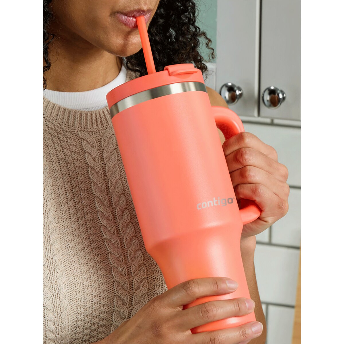 Kubek termiczny na wodę Streeterville Tumbler 1200 ml - Coral