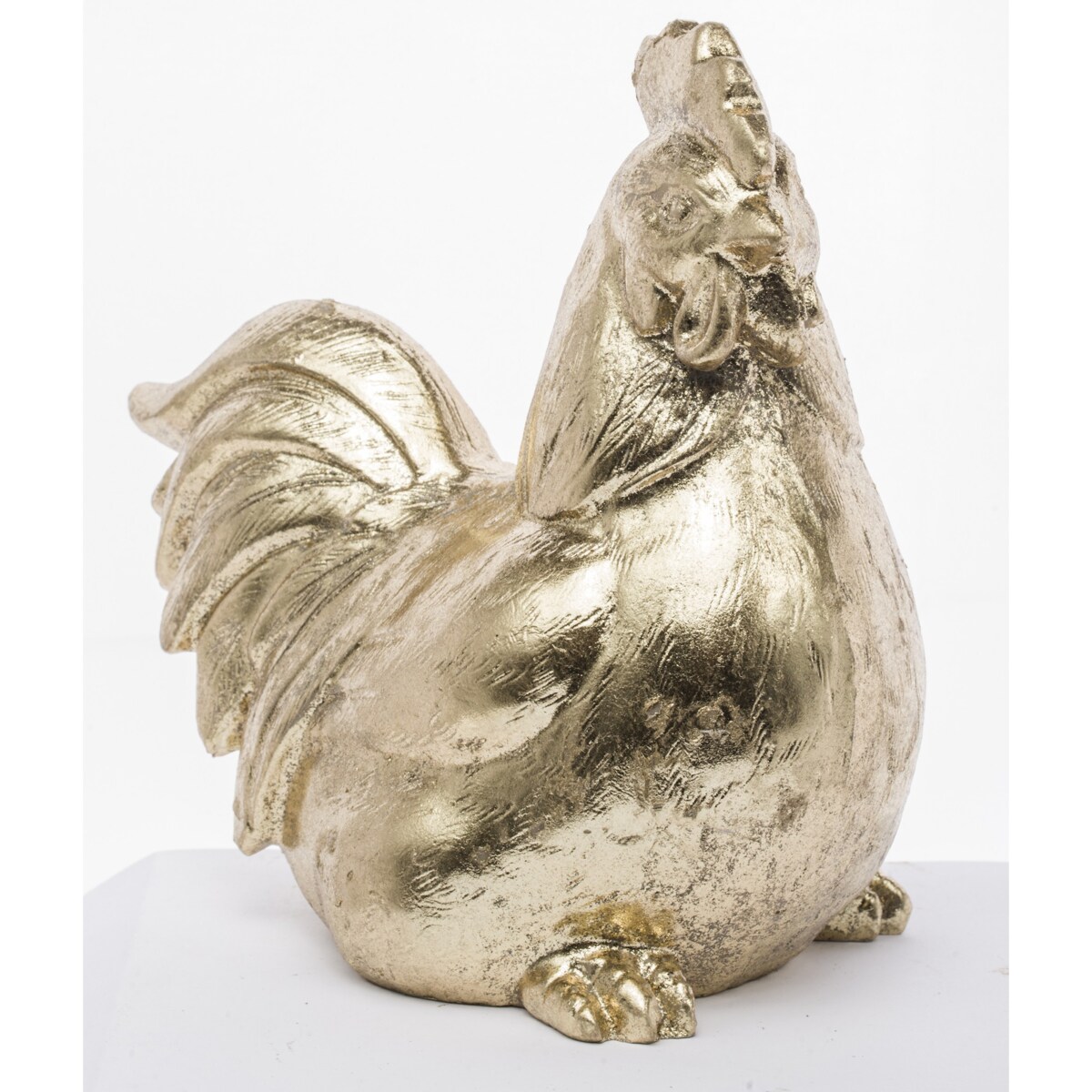 Dekoracja - złota KURA 17x10x17 cm