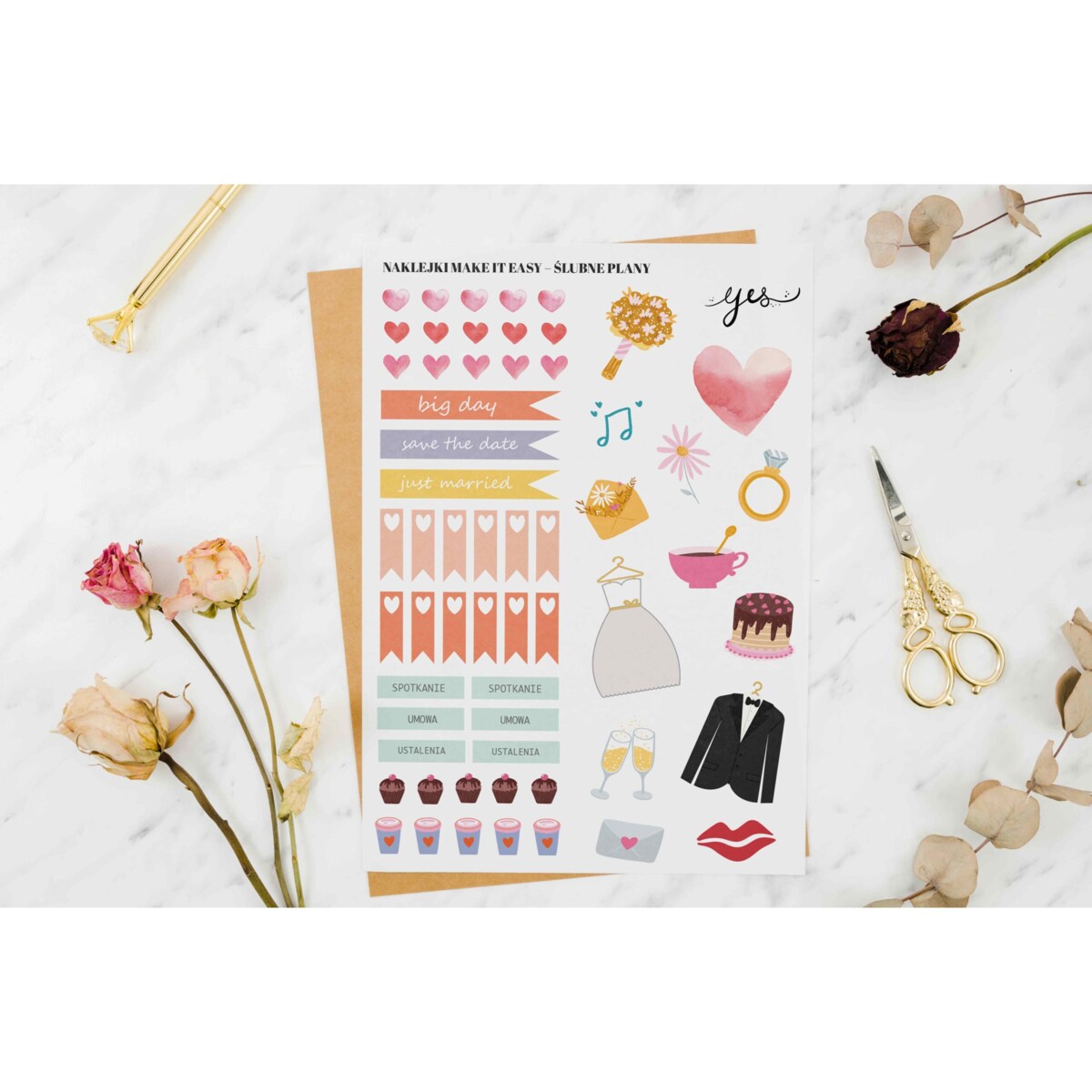 Naklejki - w drodze do ślubu!