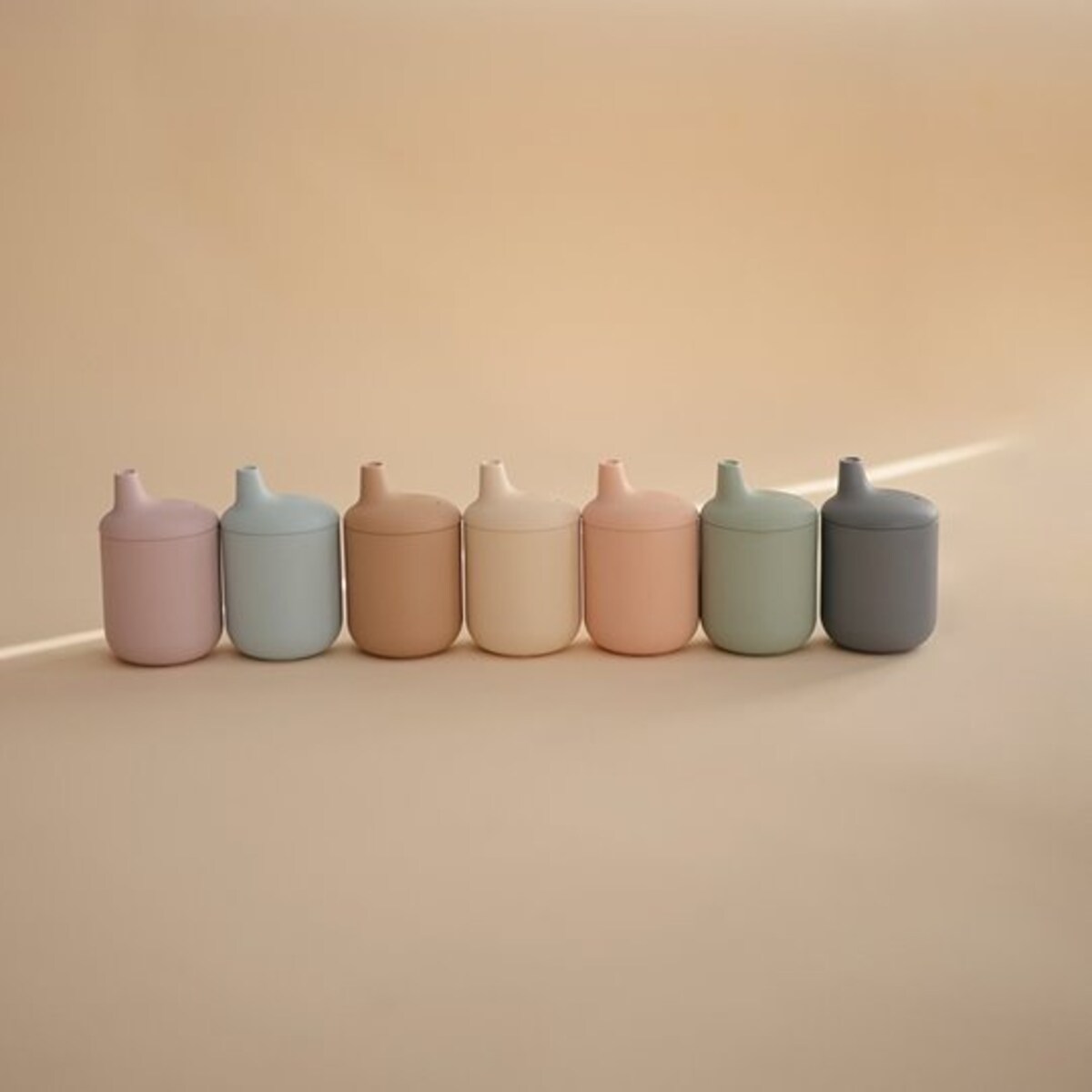 Mushie Silikonowy Kubek Treningowy dla Dzieci 175 ml Powder Blue