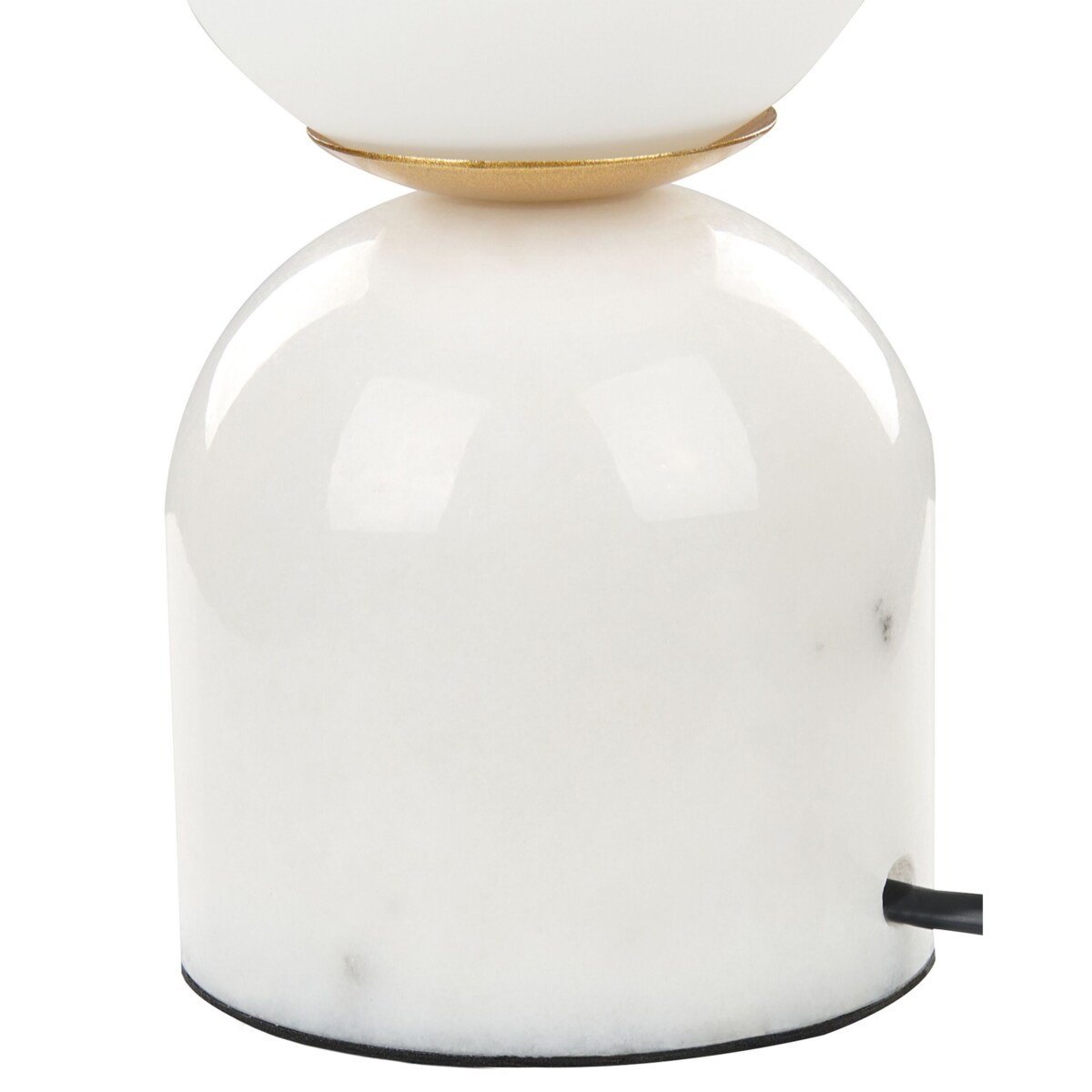 Lampa stołowa marmurowa biała KIWI