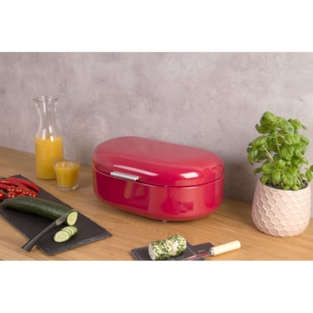 Metalowy chlebak RETRO, pojemnik na pieczywo, 40 x 25 x 17 cm