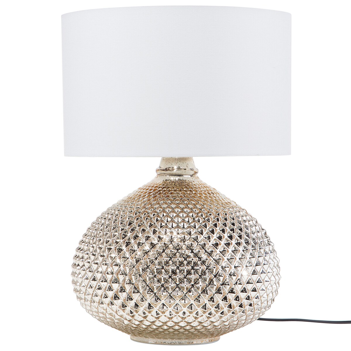 Lampa stołowa MADON Szkło Złoty