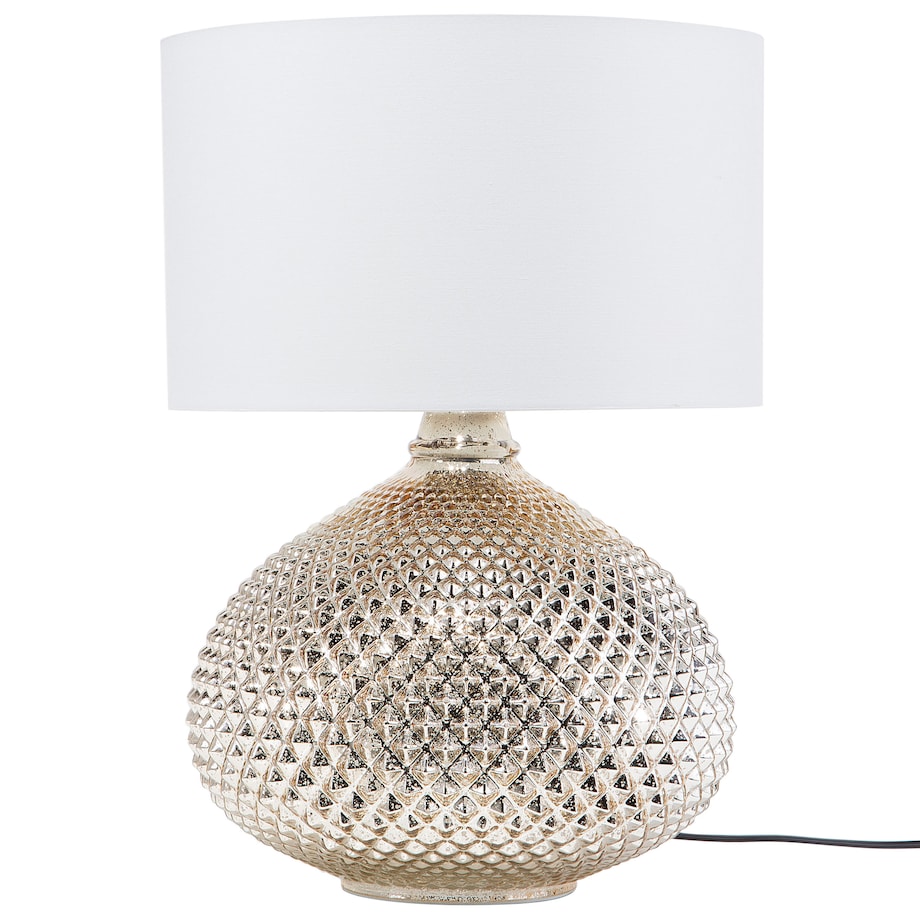 Lampa stołowa MADON Szkło Złoty