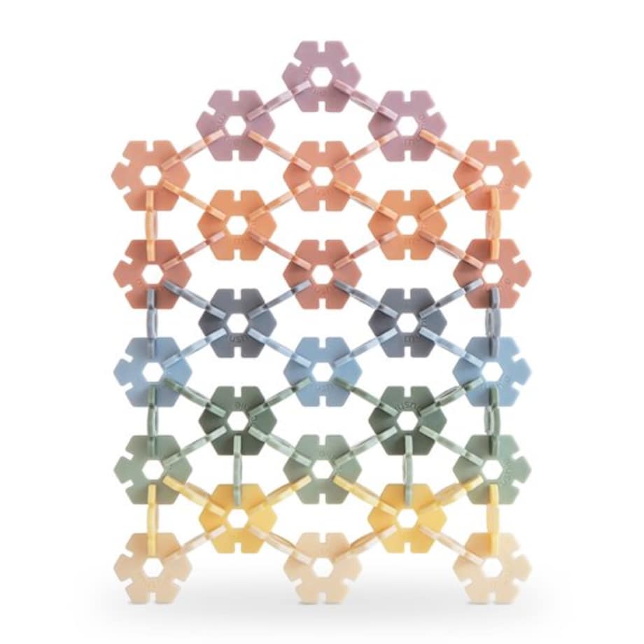Mushie Klocki konstrukcyjne dla dzieci HEX Connect