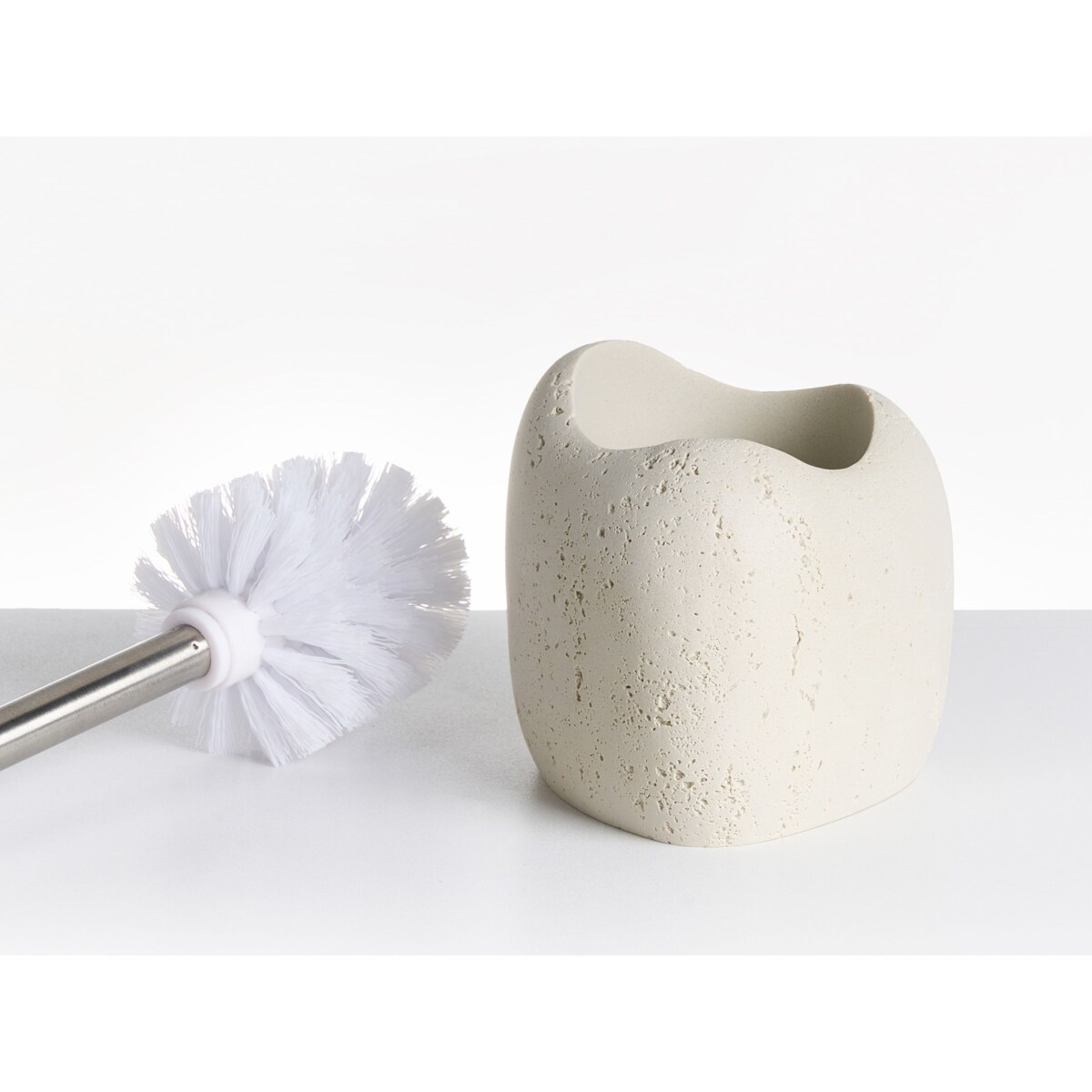 Zestaw akcesoriów łazienkowych 5 elementów COATA Jasnobeżowy