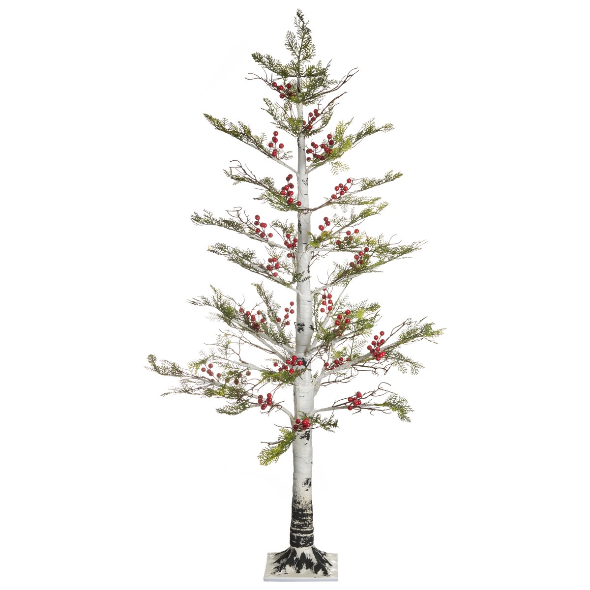 Dekoracja ogrodowa LED VASSLEN 160 cm Choinka Biały