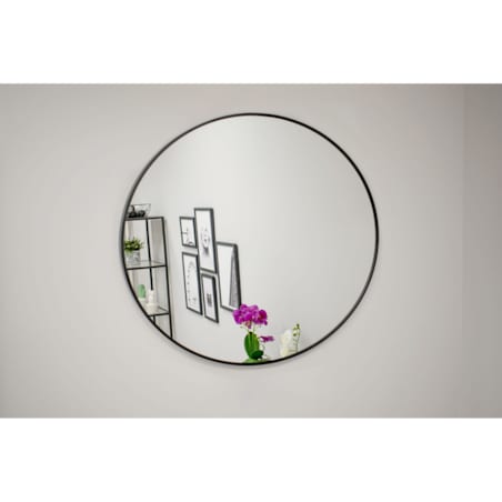 Lustro 40 Cm Czarna Rama