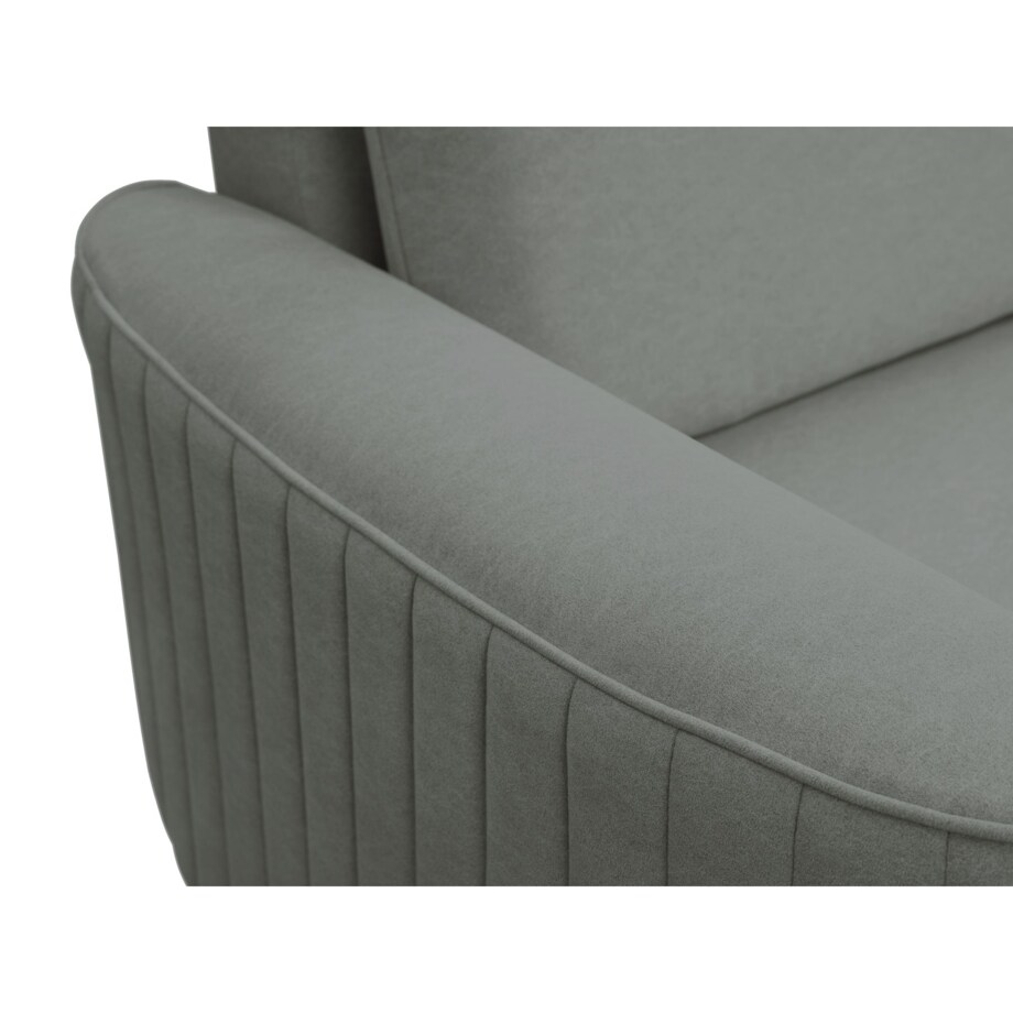 Narożnik z funkcją spania i pojemnikiem na pościel LOREN, grafitowy