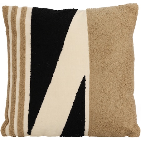 Ozdobna poduszka w geometryczny wzór, 45 x 45 cm