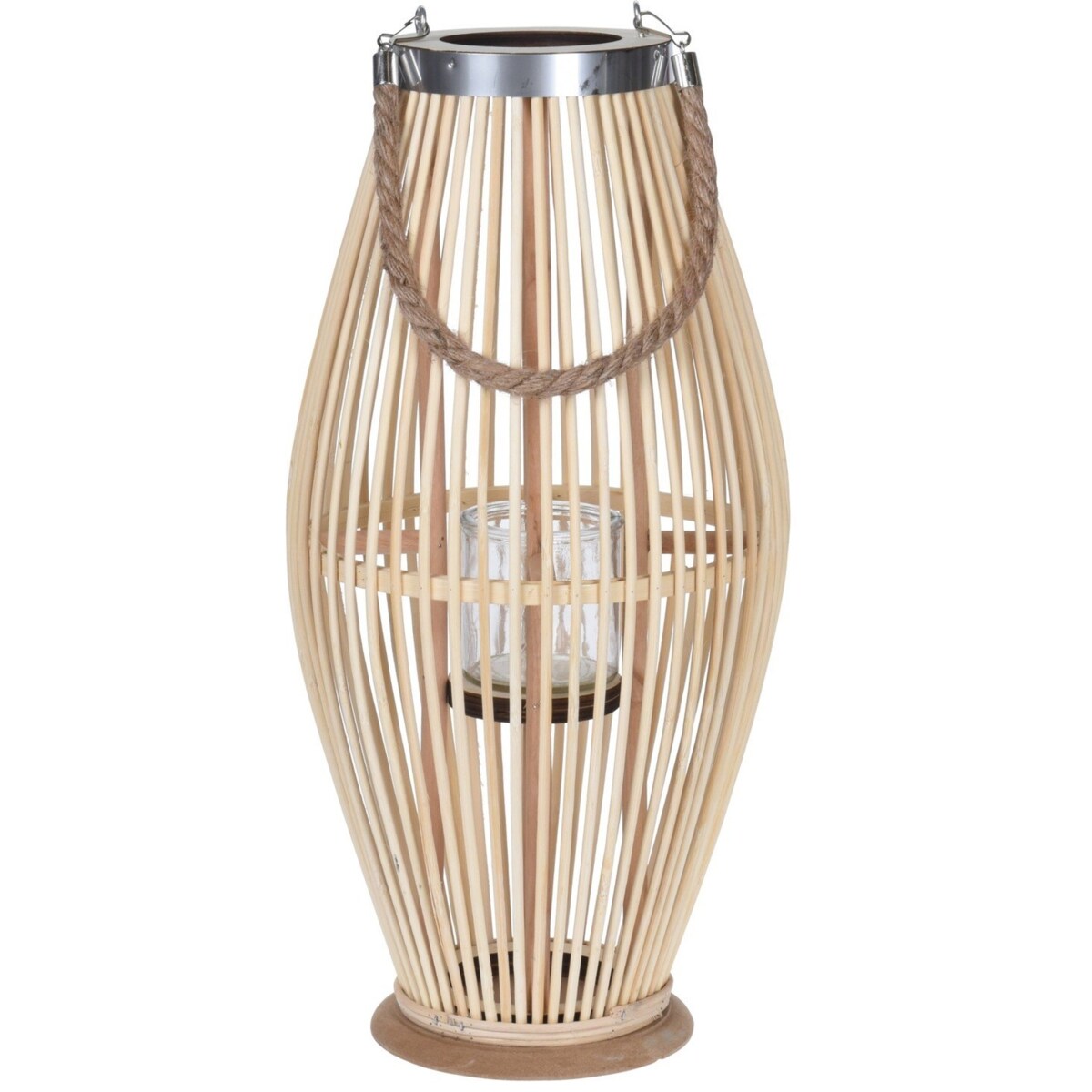 Lampion Bambusowy Rattanowy Latarnia 130Cm