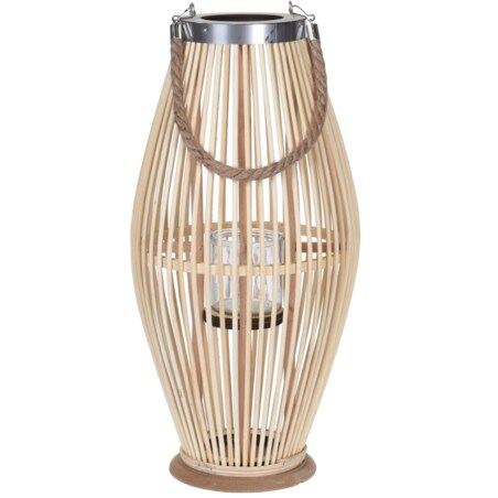 Lampion Bambusowy Rattanowy Latarnia 130Cm