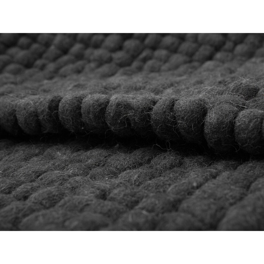 Dywan z filcowych kulek 160 x 230 cm ciemnoszary AMDO